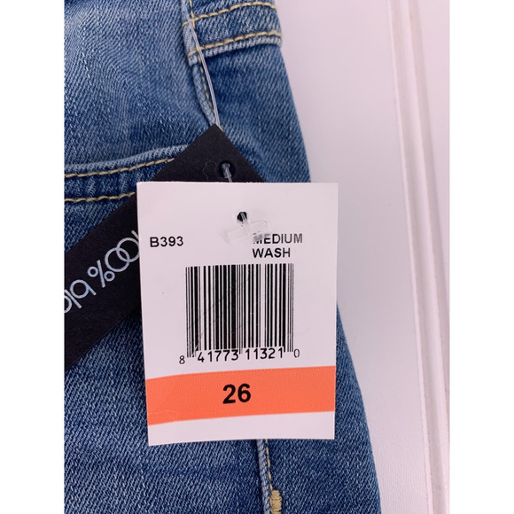 Flying Monkey Platinum Cut-Off Jean Shorts 26 New - Picture 7 of 12